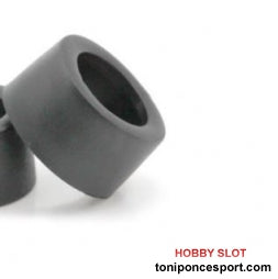 Neumatico Goma A-S25 20x10mm Racing Slick (Shore 25) para Llantas de 15,8 a 17mm. (x1)