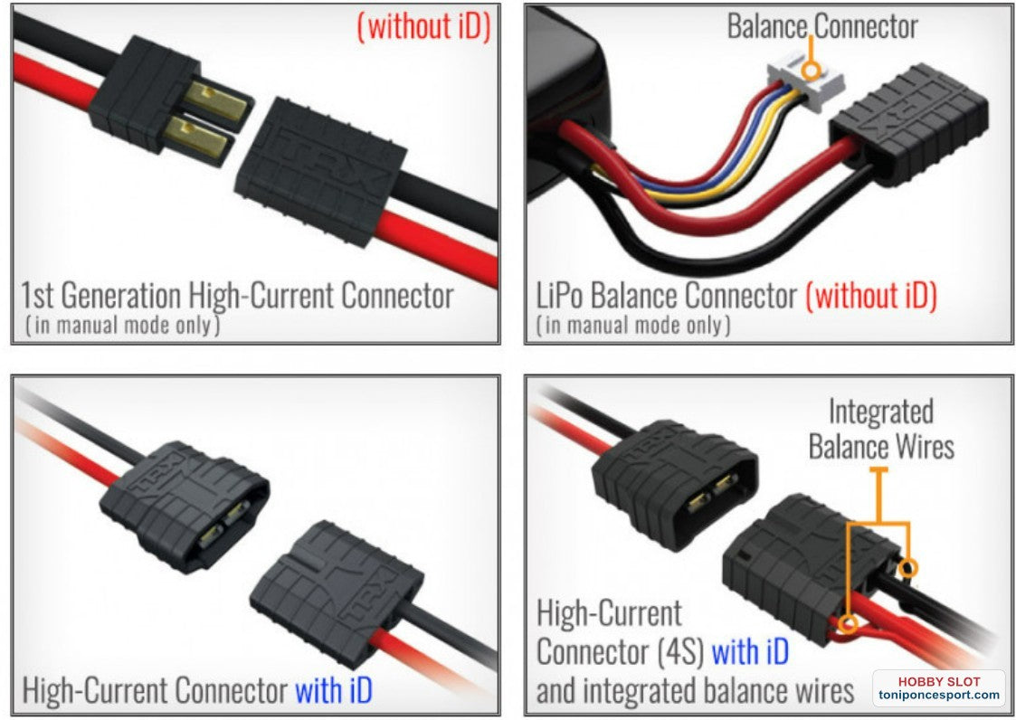 Cargador - Charger EZ-Peak Live 100W NiMH/LiPo with iD Auto Battery.