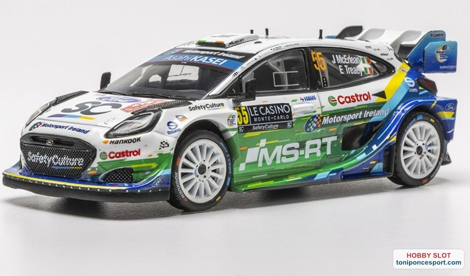 Ford Puma Rally1 Rallye Monte Carlo 2026 Nº55 J. McErLean / E. Treacy.