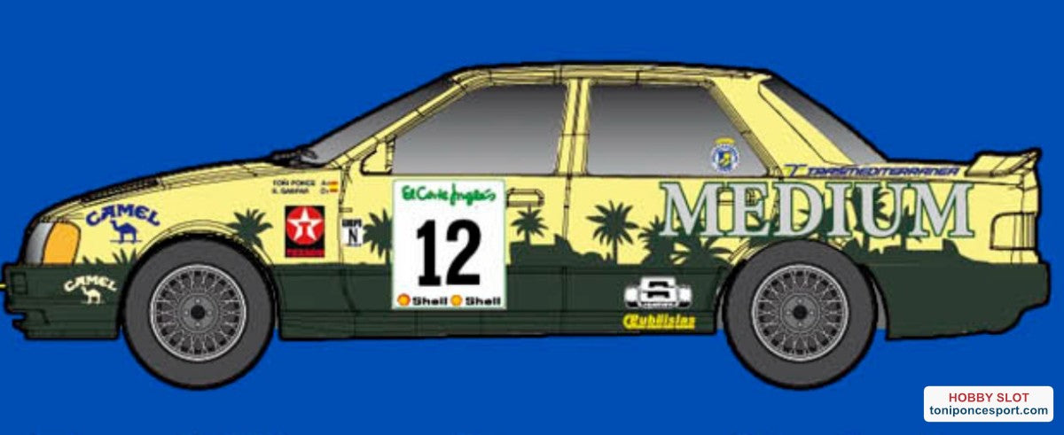 Ford Sierra Cosworth Rallye El Corte Ingles 1992 Toñi Ponce - S. Garcia.