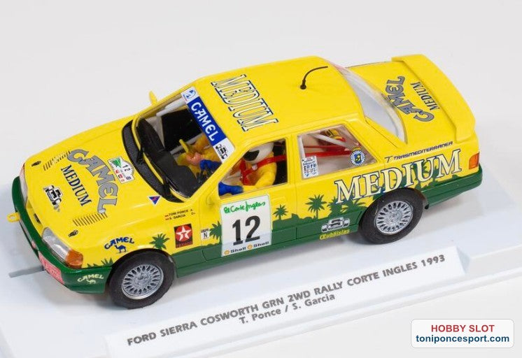 Ford Sierra Cosworth Rallye El Corte Ingles 1992 Toñi Ponce - S. Garcia.