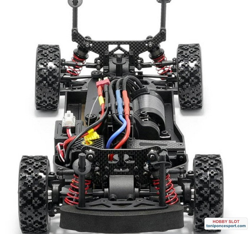 MITSUBISHI EVO RALLY BRUSHLESS 60A 3300KW 4X4 WATERPROOF ROJO