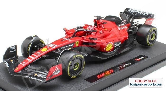 Scudería Ferrari F1 SF-23 Nº16 Charles Leclerc GP F1 Singapur 2023