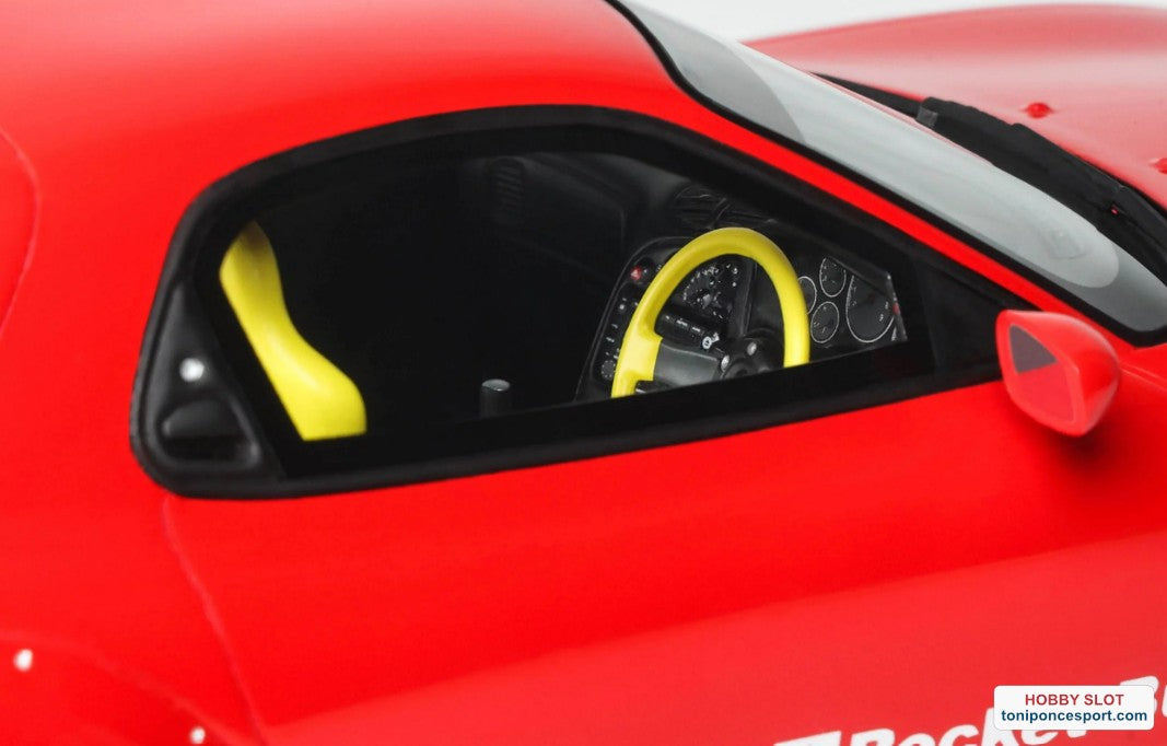 ROCKET BUNNY AERO (V1) MAZDA RX7 (FD3S) RED 2015