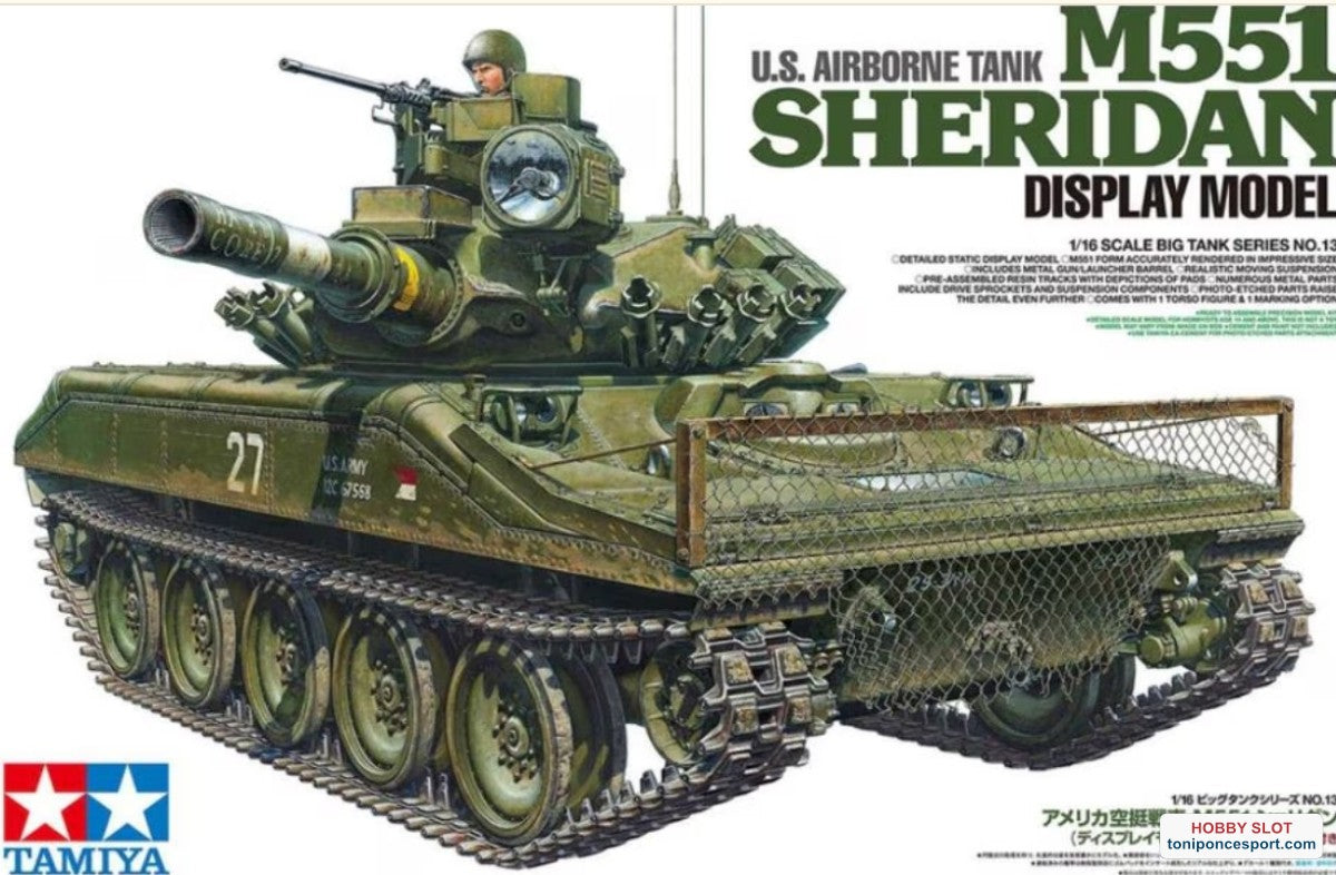 Tanque U.S. Airborne Tank M551 Sheridan 1/16