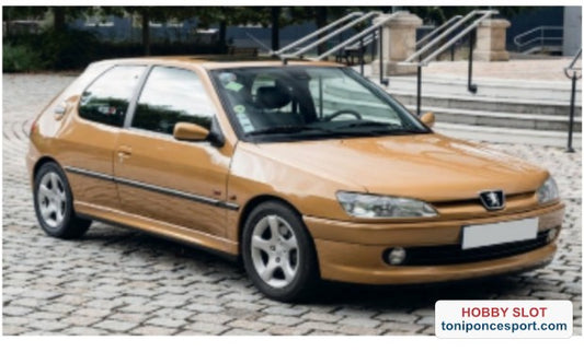 Peugeot 306 S16 1997 Blase Yellow.
