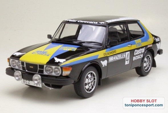 Saab 99 EMS Nº4 S.Blomqvist/H.Sylvan Ganadores Rally de Suecia 1977