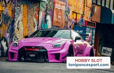 Nissan gt-r (r35) liberty work silhouette body kit pink 2025