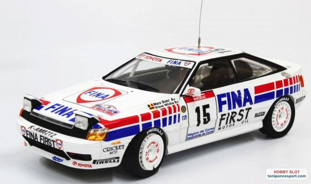 Toyota Celica GT4 ST165 Fina Tour de Corse 1991.