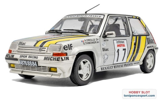 Renault 5 GT Turbo MK2 Nº17 A.Oreille Rally de Córcega Tour de Corse 1989