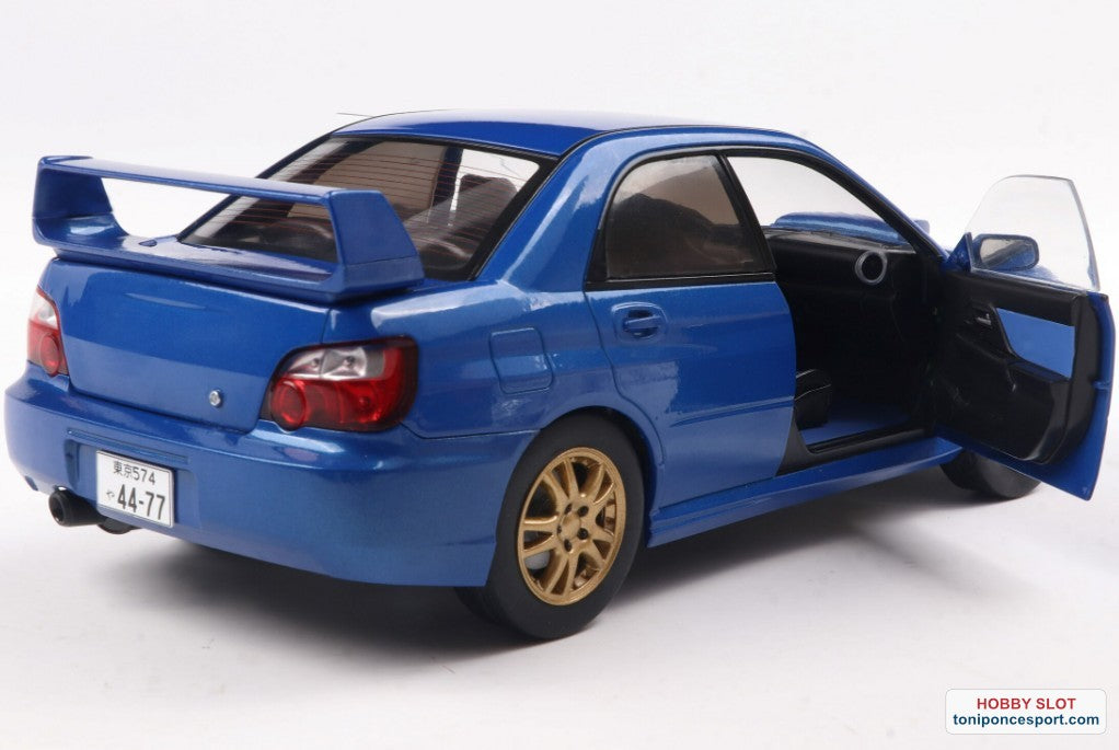 SUBARU IMPREZA WRX STI SONIC BLUE 2003