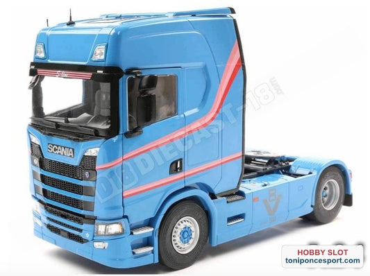Camión Cabeza Tractora Scania 580S Highline Tributo 113 2023 Azul Claro.