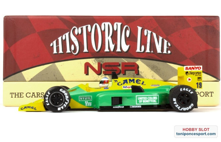 FORMULA 86/89 BENETTON CAMEL SCH 19 LIVERY - HISTORIC LINE IL KING 21 EVO3