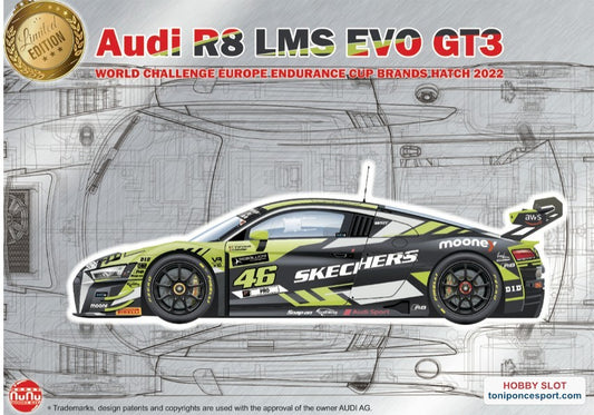 Audi R8 LMS GT3 EVO GT3 World Challenge Europe Endurance Cup 2022 - VR46 - Valentino Rossi Kit 1/24