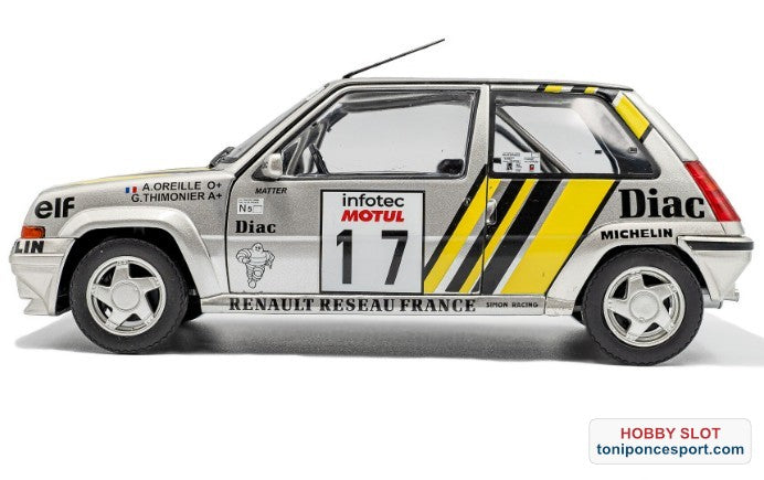 Renault 5 GT Turbo MK2 Nº17 A.Oreille Rally de Córcega Tour de Corse 1989
