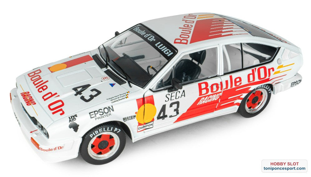 Alfa Romeo GTV6 24H DE SPA 1985 #43 B.DE DRYVER/ FX.BOUCHER / L.BOUCHER