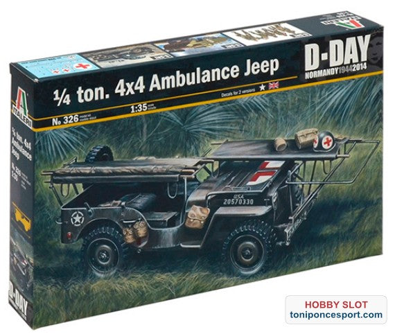 Vehículo Militar ¼ Ton 4x4 Ambulance Jeep 1:35