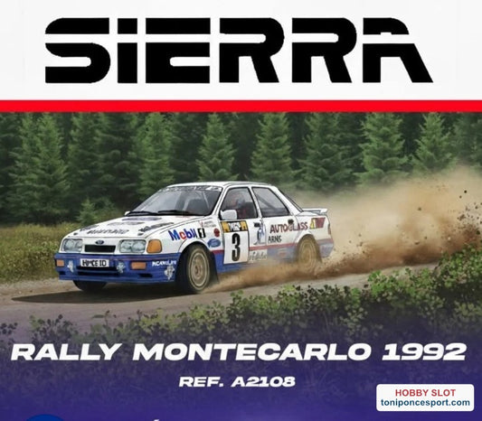 Ford Sierra Cosworht 4x4 Rallye Montecarlo 1992. Efec. Barro