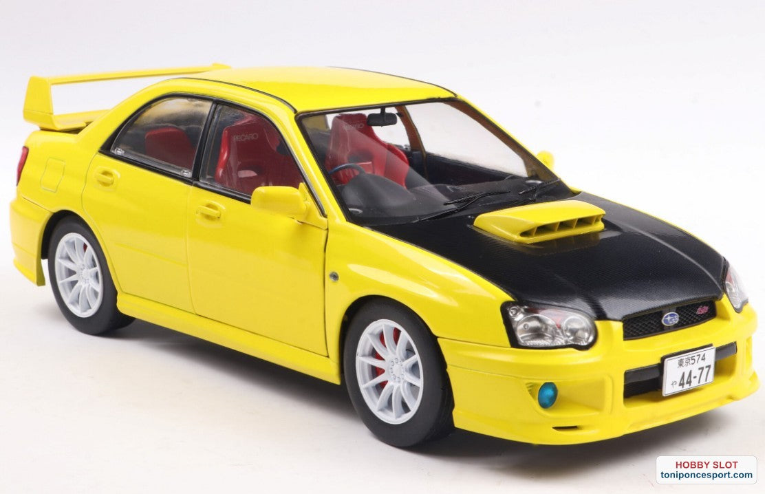 Subaru Impreza WRX STI 2023 Yellow.