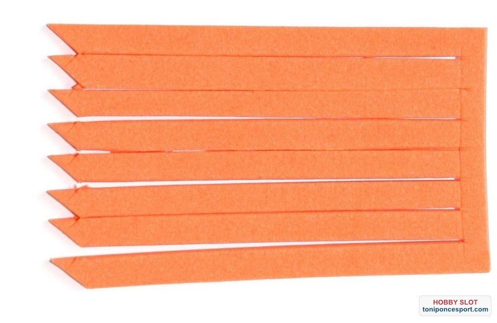 Tiras de espuma NARANJA