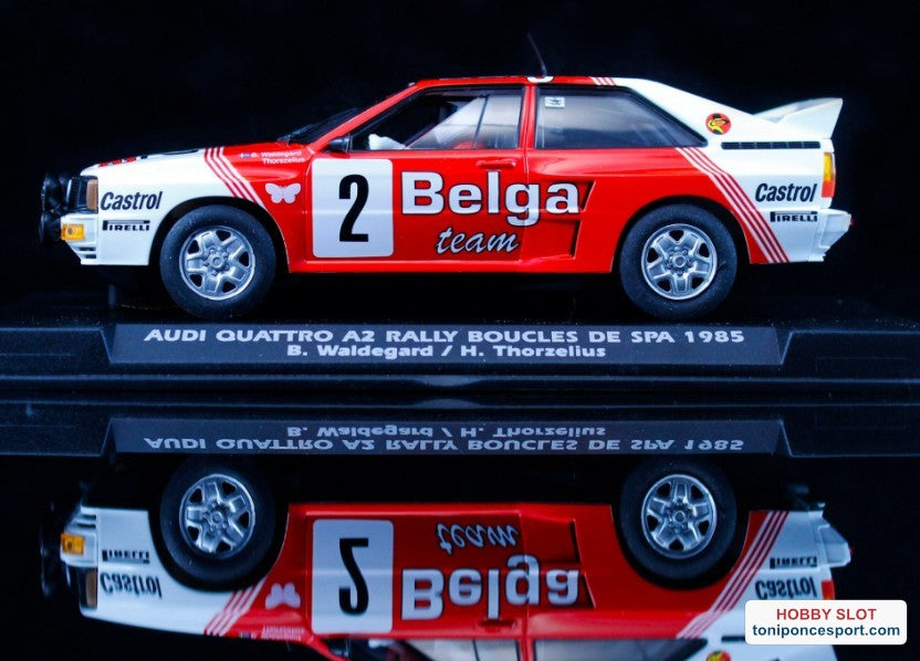 Audi Quattro A2 Rally Boucles de Spa 1985 - B. Waldegård / H. Thorszelius