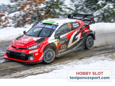 Toyota GR Yaris Rally1 Rallye Monte Carlo 2026 Nº33 E. Evans / S. Martin.