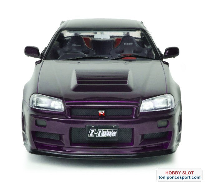 Nissan Skyline GT-R (BNR34) Z-TUNE 1999 morado medianoche