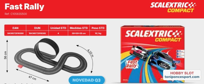 Circuito Fast Rally 1/43