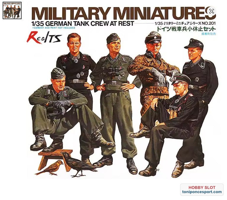 Figuras German Tank Crew at Rest 1/35