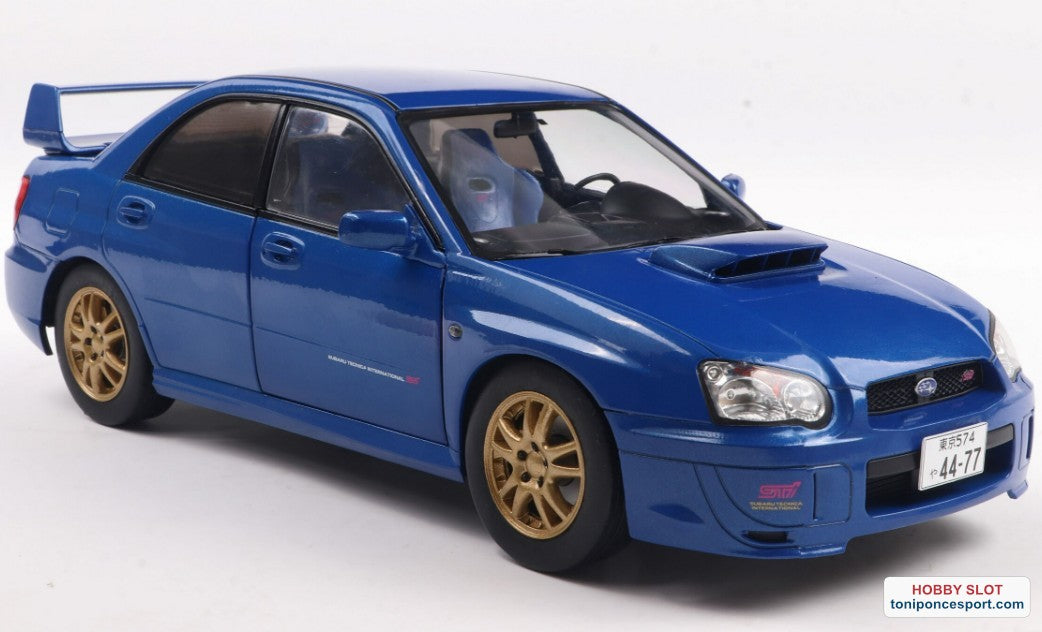SUBARU IMPREZA WRX STI SONIC BLUE 2003