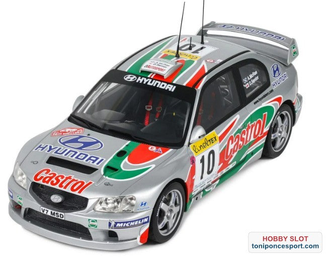 HYUNDAI ACCENT WRC GREY #10 RALLY MONTE CARLO 2001