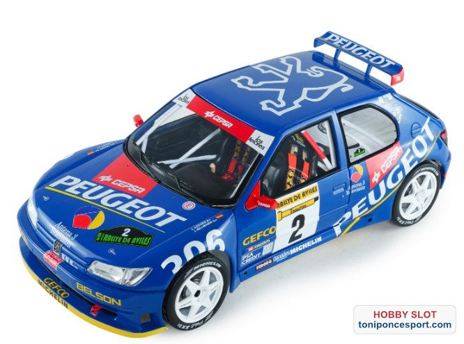 Peugeot 306 MAXI BLUE #2 J. Ascona / J. Billmaier Rally De Aviles 1997