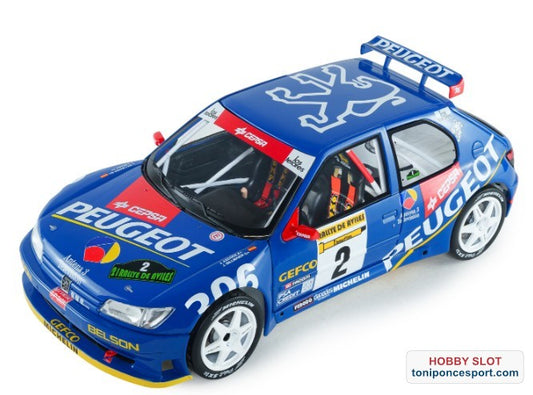 Peugeot 306 MAXI BLUE #2 J. Ascona / J. Billmaier Rally De Aviles 1997