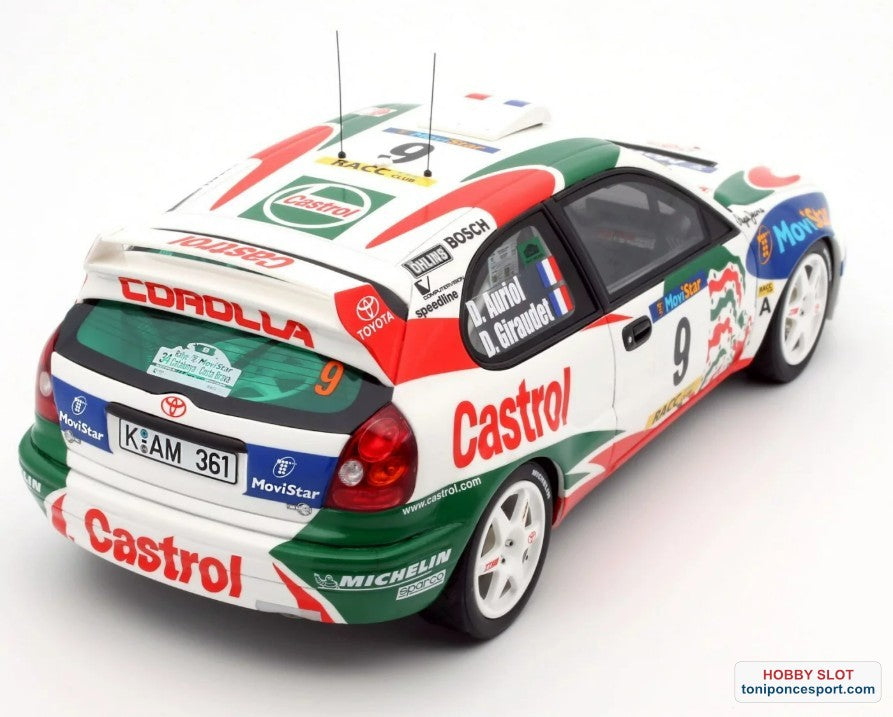 Toyota Corolla WRC #9 D. Auriol Rally Catalunya 1998