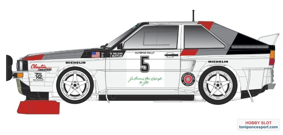 Audi Quattro S1 #5 Rally Olympus 1986 - Anglewinder In-Flex 2.0 Chassis