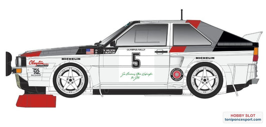 Audi Quattro S1 #5 Rally Olympus 1986 - Anglewinder In-Flex 2.0 Chassis