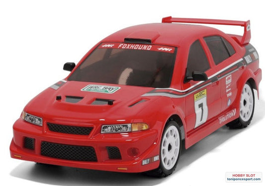 MITSUBISHI EVO RALLY BRUSHLESS 60A 3300KW 4X4 WATERPROOF ROJO