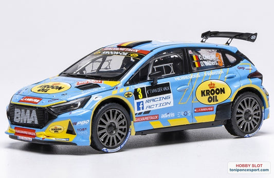 Hyundai i20 N Rally2 Spa Rally 2024 #3 flag Cherain Cédric flag Withers Damien