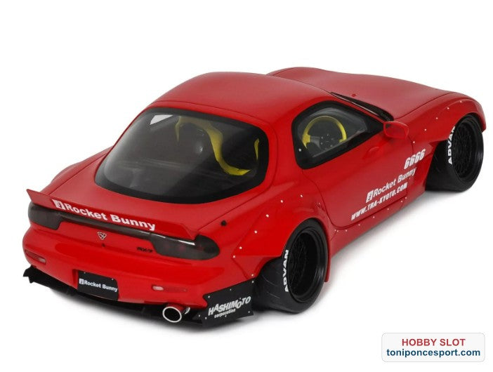 ROCKET BUNNY AERO (V1) MAZDA RX7 (FD3S) RED 2015