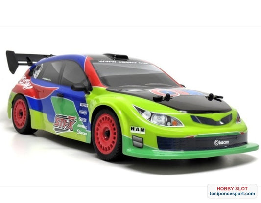 Coche EP Rally "STi-X" brushless 4WD RTR 1/10