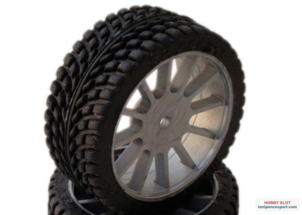 RUEDAS 1/10 RADIAL 26mm SPORT COMPUESTO: BLANDO ( 2 pc.)