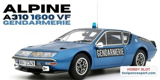 ALPINE A310 1600VF GENDARMERIE BLEU GENDARMERIE 1974