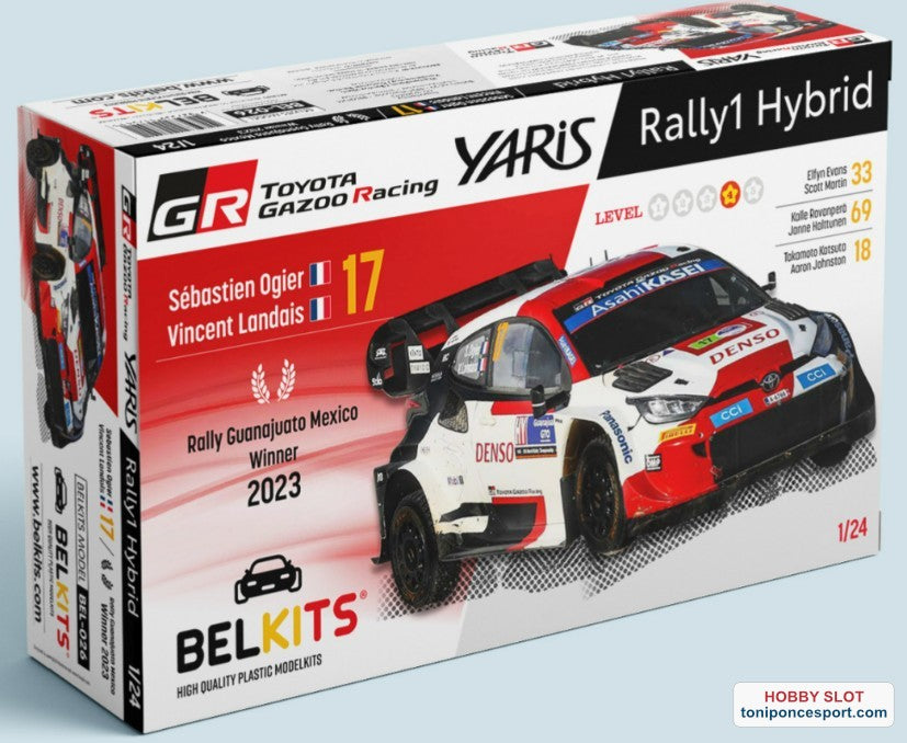 Toyota Yaris Rally1 Mexico 2023 - Ogier #17 Kit 1/24
