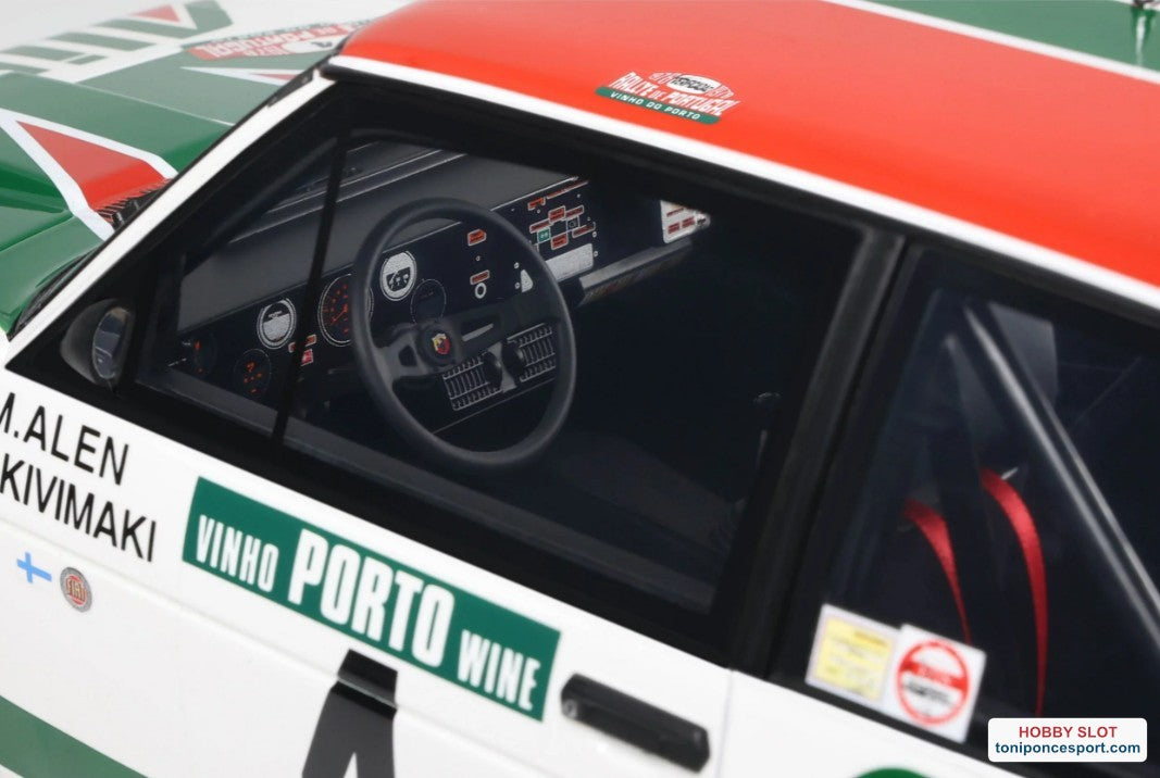 FIAT 131 ABARTH WHITE M. ALEN RALLYE PORTUGAL 1978