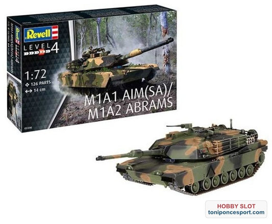 Tanque M1A1 AIM(SA)/ M1A2 Abrams 1:72