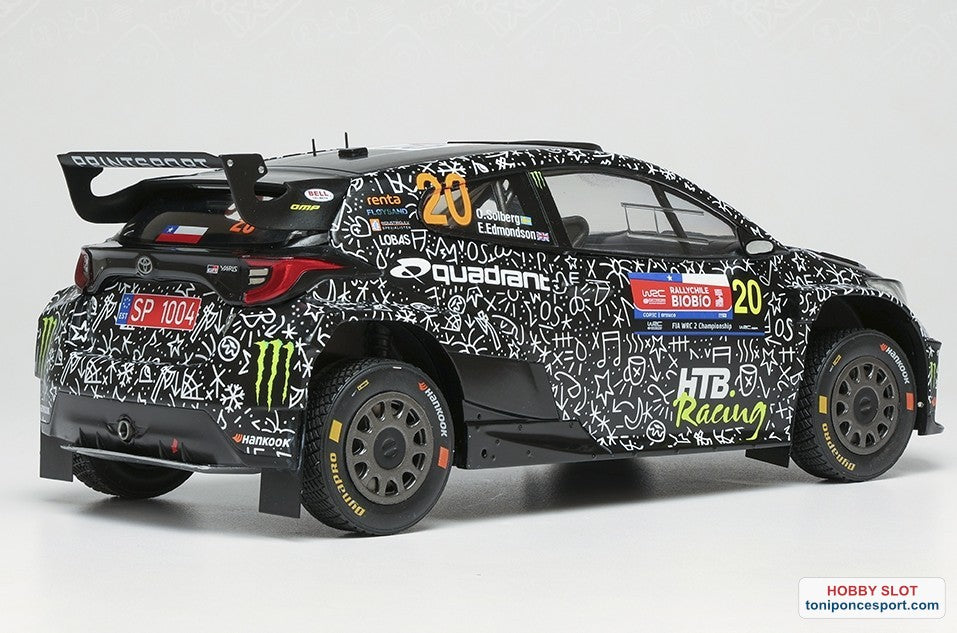 TOYOTA GR YARIS Rally2 #20 O.Solberg - E.Edmondson Winner Rally Chille 2025 (WRC2 World Champion)