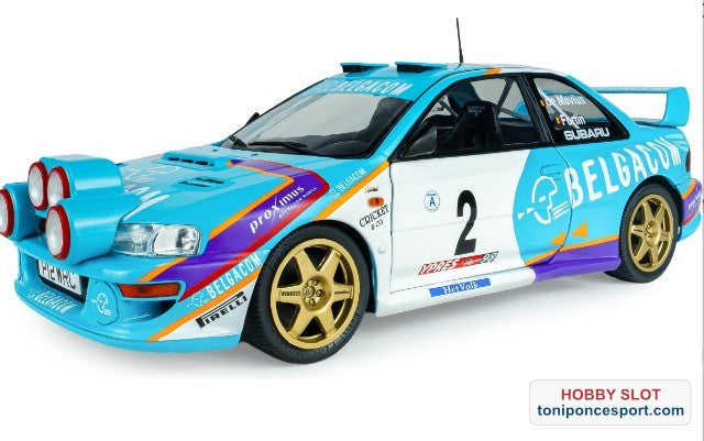 Subaru Impreza S5 WRC99 Nº2 G.De Mevius/J.M. Fortin Rally Bélgica 1988