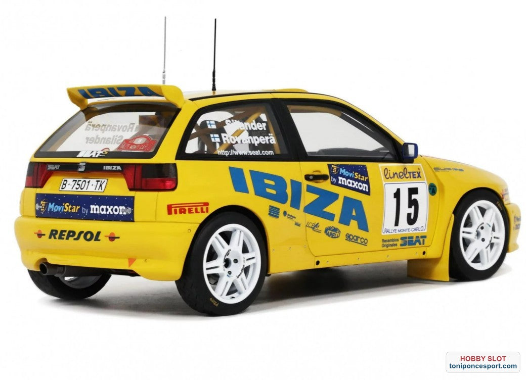Seat Ibiza Kit Car Evo 2 Team Repsol Nº15 Rallye Montecarlo 1998 "Harri Rovanpera - Voitto Silander"