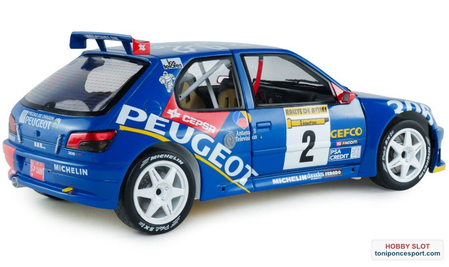 Peugeot 306 MAXI BLUE #2 J. Ascona / J. Billmaier Rally De Aviles 1997