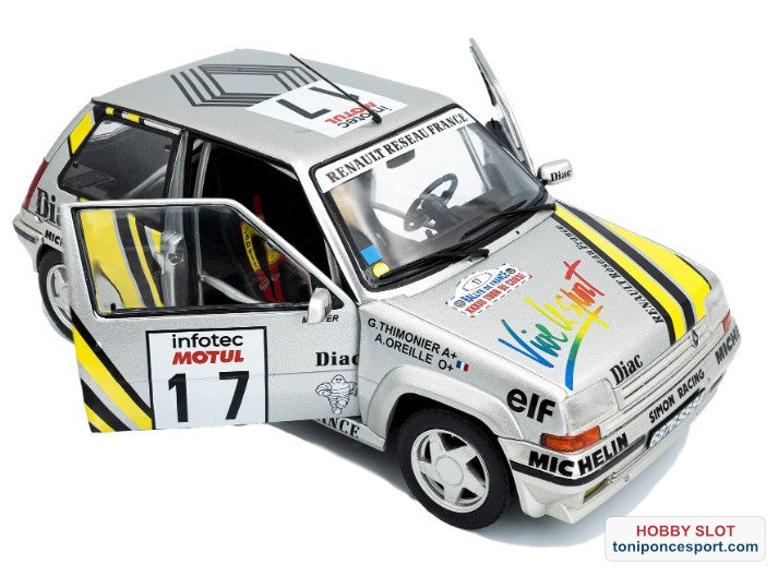 Renault 5 GT Turbo MK2 Nº17 A.Oreille Rally de Córcega Tour de Corse 1989